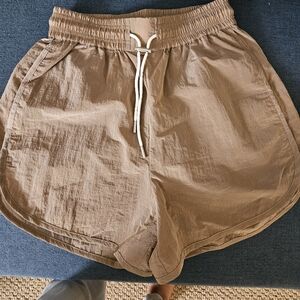 Varley shorts, size small, Dark Taupe